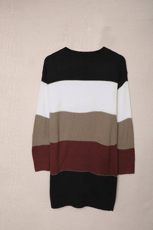 Color Block Sweater Dress