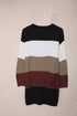 Color Block Sweater Dress