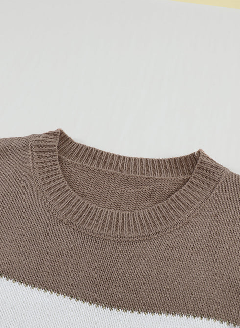 Color Block Sweater Dress