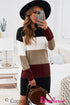 Color Block Sweater Dress