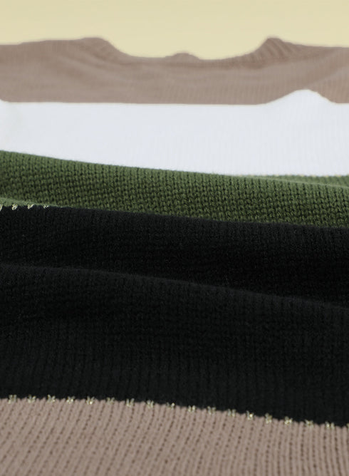 Color Block Sweater Dress