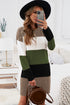 Color Block Sweater Dress