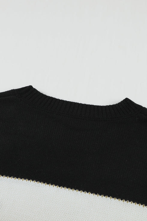 Color Block Sweater Dress