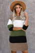 Color Block Sweater Dress