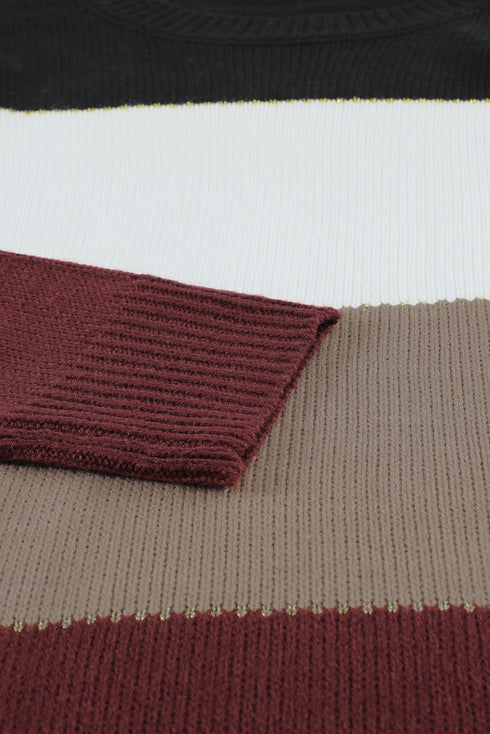 Color Block Sweater Dress