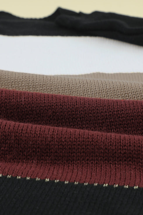 Color Block Sweater Dress