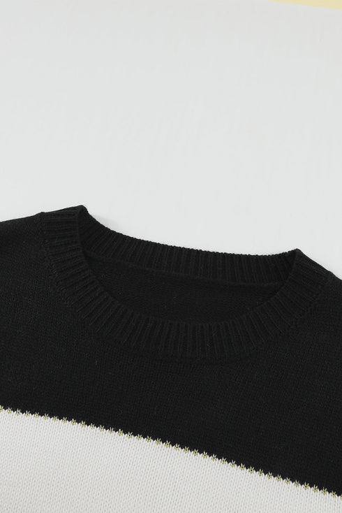 Color Block Sweater Dress