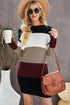 Color Block Sweater Dress