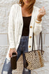 Colorblock Button Pocket Knit Cardigan