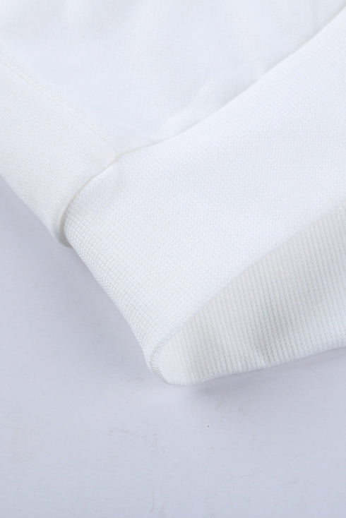 Colorblock Cowl Neck Pullover Hoodie