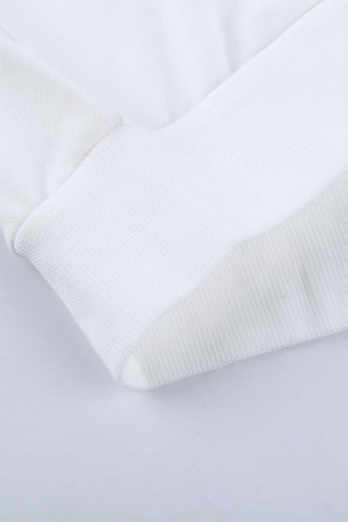 Colorblock Cowl Neck Pullover Hoodie