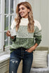 Colorblock Knit Pullover Sweater