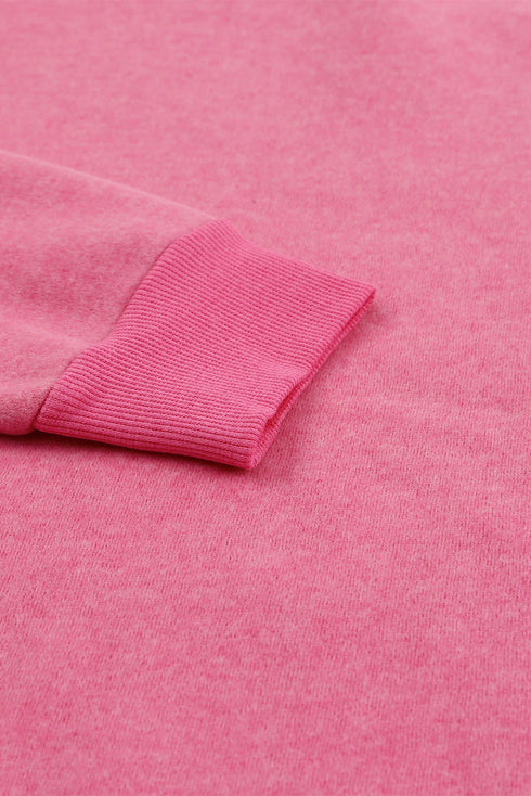 Colorblock Long Sleeve Pullover Sweatshirt