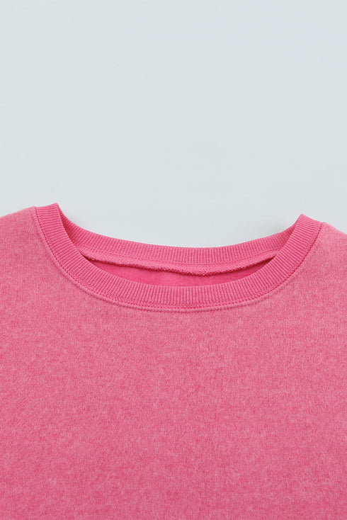 Colorblock Long Sleeve Pullover Sweatshirt