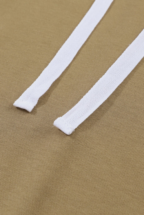 Colorblock Patchwork Pullover Hoodie