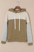 Colorblock Patchwork Pullover Hoodie