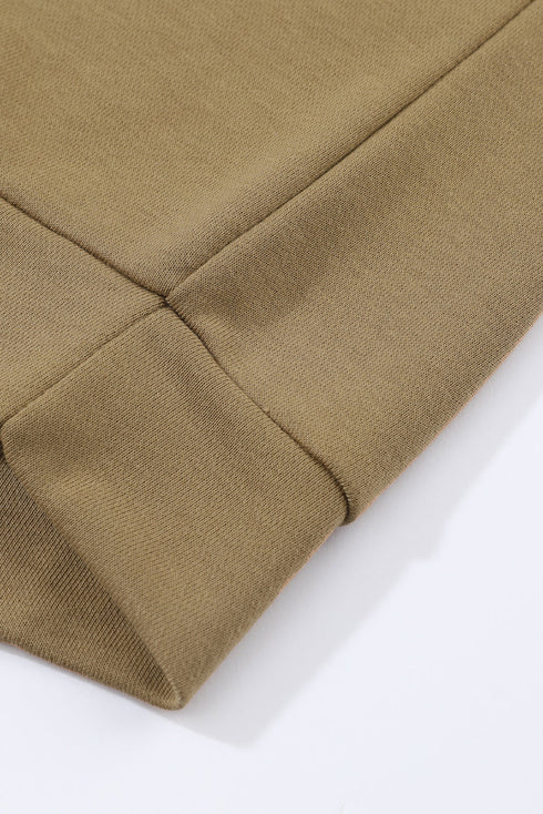 Colorblock Patchwork Pullover Hoodie