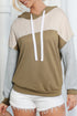 Colorblock Patchwork Pullover Hoodie