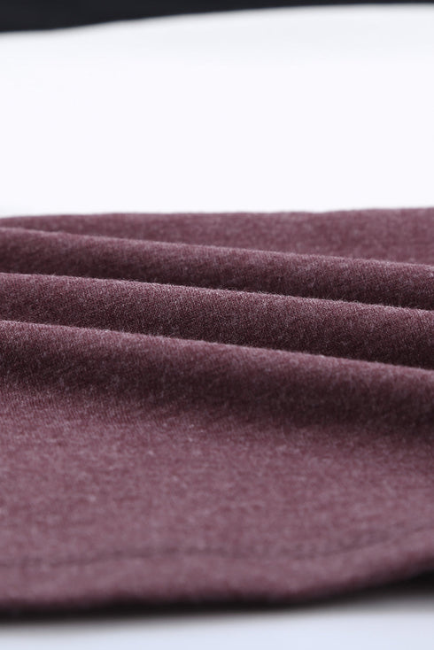 Colorblock Pocketed Cap Sleeve Top