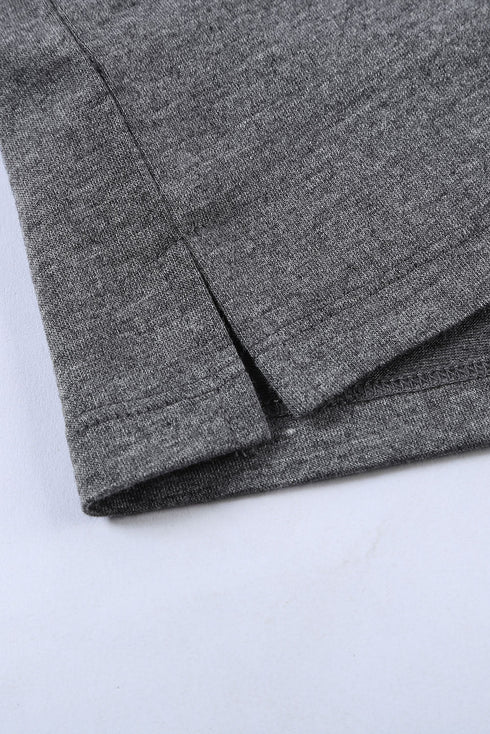 Colorblock Pocketed Cap Sleeve Top