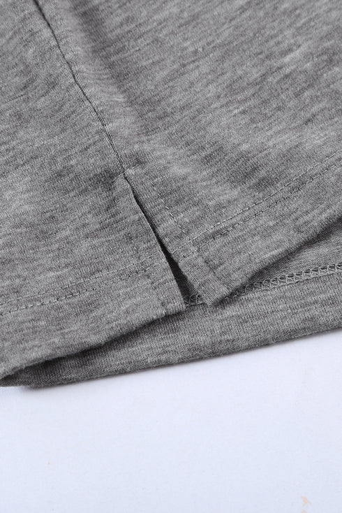 Colorblock Pocketed Cap Sleeve Top