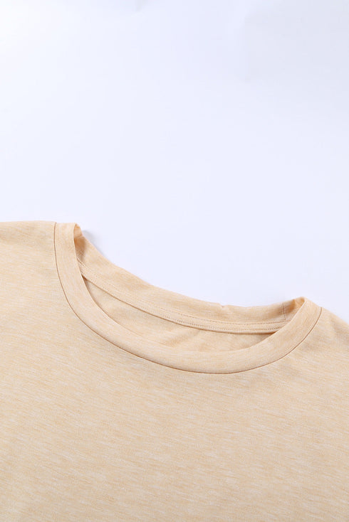 Colorblock Pocketed Cap Sleeve Top