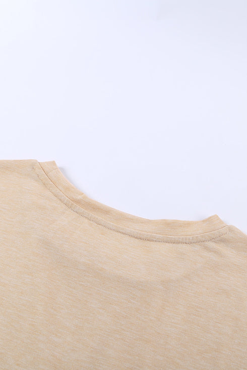 Colorblock Pocketed Cap Sleeve Top