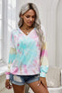 Colorblock The Sun Cotton Blend Tie Dye Hoodie