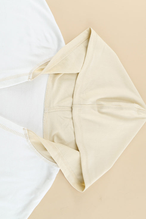 Colorblock V Neck Long Sleeve Hoodie