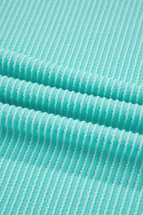 Comfort Textured Knit Pocket Crew Neck Tee