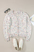 Confetti Speckled Knit Button Front Round Neck Cardigan