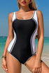 Contoured Tummy Control High Elastic Support One Piece Swimsuit