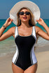 Contoured Tummy Control High Elastic Support One Piece Swimsuit