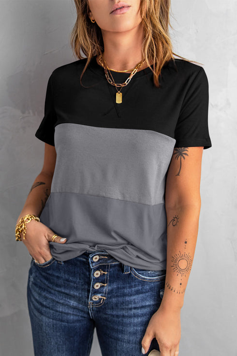 Contrast Colorblock T-Shirt