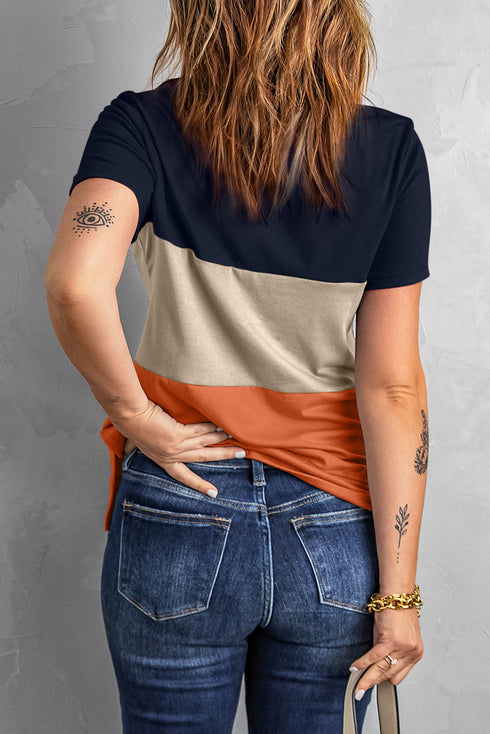 Contrast Colorblock T-Shirt