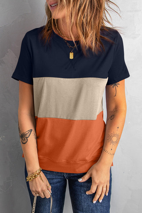 Contrast Colorblock T-Shirt