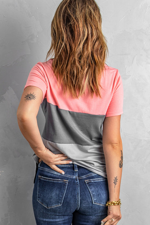 Contrast Colorblock T-Shirt
