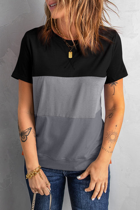Contrast Colorblock T-Shirt
