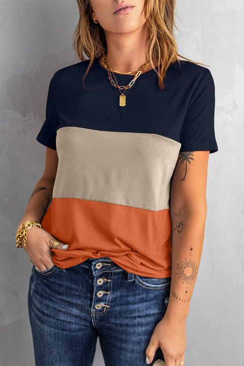 Contrast Colorblock T-Shirt