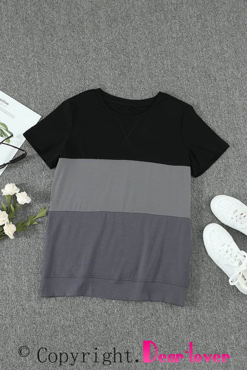 Contrast Colorblock T-Shirt