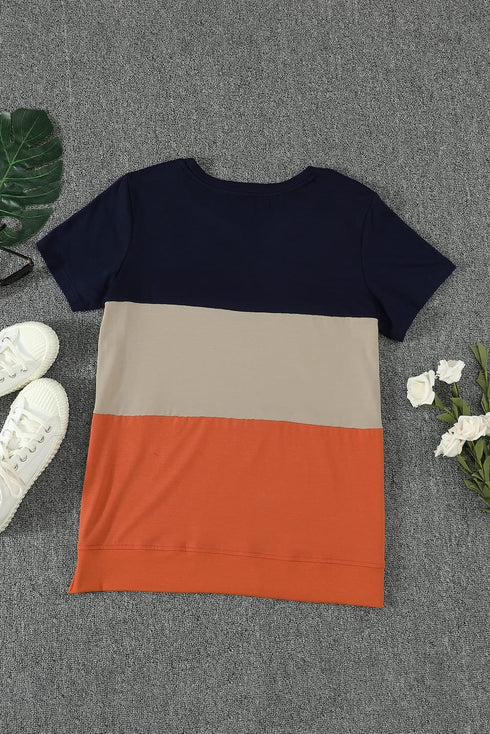 Contrast Colorblock T-Shirt