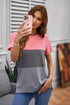 Contrast Colorblock T-Shirt