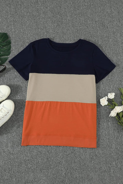 Contrast Colorblock T-Shirt