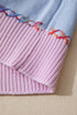 Contrast Stitch Detail Relaxed Fit Pullover Sweater