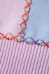 Contrast Stitch Detail Relaxed Fit Pullover Sweater