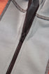 Contrast Stitch Paneled Quarter Zip Sweatshirt