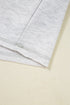 Contrast Stitch Raglan Sleeve Loose Fit Top