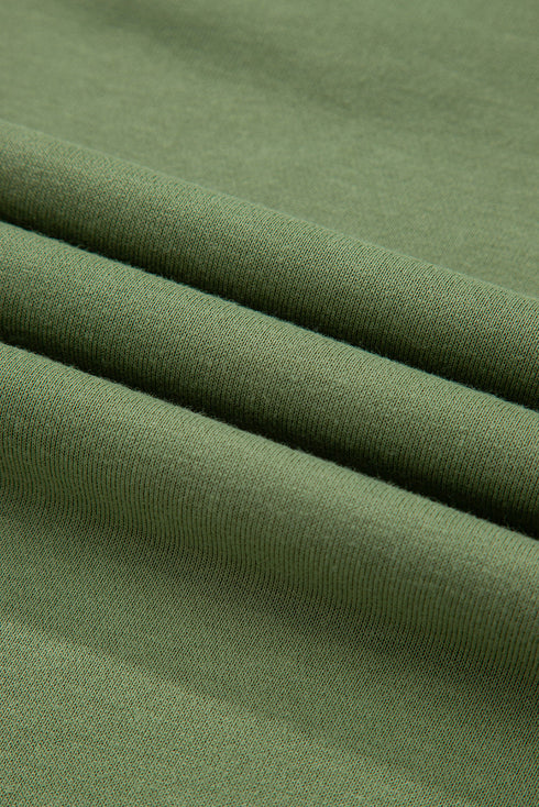 Contrast Stripe Patchwork Zip Collar Pullover Sweatshirt