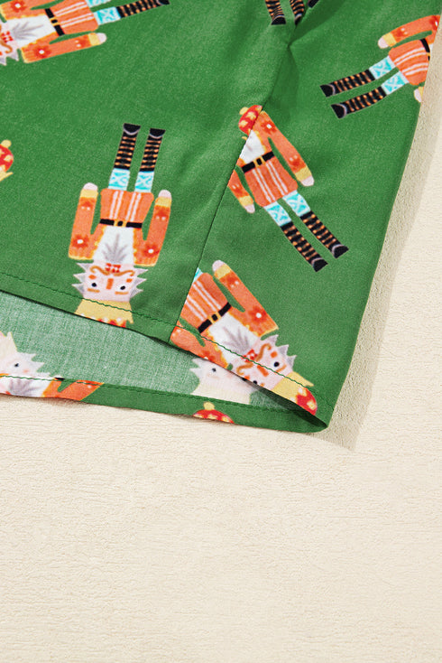 Contrast Trim Bow Knot Viscose Satin Pajama Set