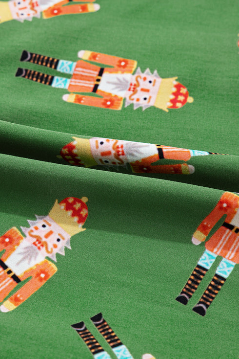 Contrast Trim Bow Knot Viscose Satin Pajama Set